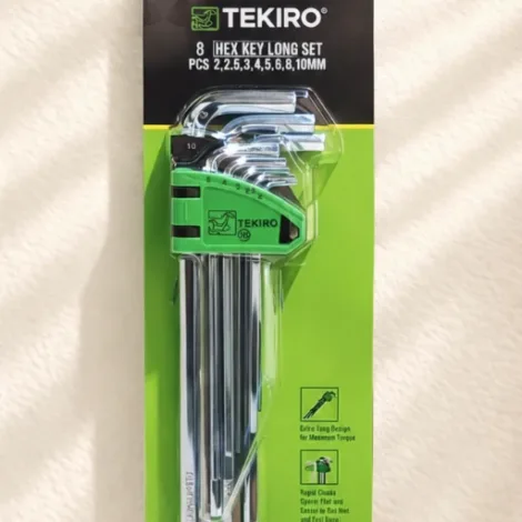 Kunci L Set Panjang TEKIRO 8pcs